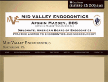 Tablet Screenshot of midvalleyendo.com